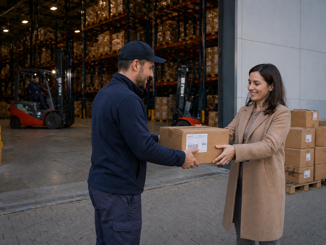 Delivery to your hands or a collection point
